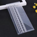 24x10cm 10pcs Transparent Mould Stamp Storage Bags Seal Cutting Die Holder