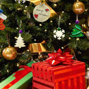 40PCS Unfinished Wooden Christmas Ornaments Bulk,Natural Wood Slices Wood C