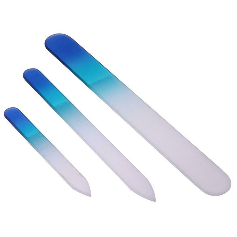 3pcs Different Sizes Nail Files Polishing Tools Crystal Nails Care Tool