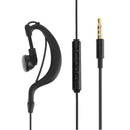 Single 3.5mm In-Ear Only Mono Earphone Earbud Headphone with Mic