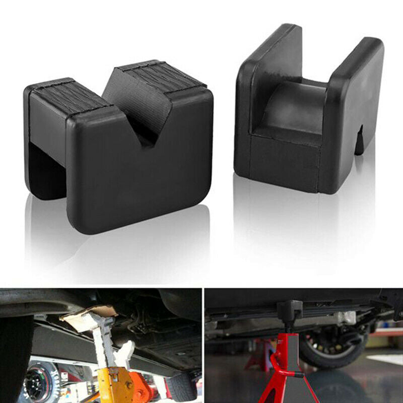 6 Pack Jack Pad Adapter For Jack Stand 2-3 Ton Universal Rubber Slotted Fra Y1O4