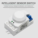Microwave Sensor Switch PIR Motion Light Switch 5.8GHz 360 Switch Degree F4N0