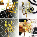 Acrylic Cake Topper Father's Day Party Cake Decorations Supplies Cupcake ToppFT