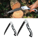 2pack Compact Foldable Pruning Saw Steel Triple Cut Tree Hedge Sawing Trimming