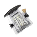 For Jeep Wrangler JK 07-18 18 LED 6000K Rear Bumper License Plate Light Tag Lamp