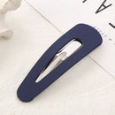 12Pcs Snap Hair Clips Set Frosted Hairpins Barrette Accessories For Girls Hollow