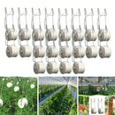 16Pack Tomato Hooks Vegetable Support Clips For Planting with 15m/49ft Rope