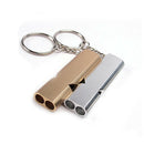 10x Emergency Whistle Stainless Double Tube Lifesaving Outdoor Survival Wh NII