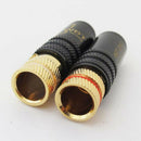1X(4Pcs Rca Locking Plugs Audio Video Connectors