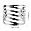12pcs Napkin Rings Serviette Holder Dinner Wedding Towel Ring Party Table Decor