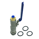 200L Steel Manual Valve Spigot Faucet, Outlet with Gasket One-piece Valve