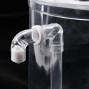 Basic Fish Bowl Plant Aquarium Fish Tank Home Decoration  White Round