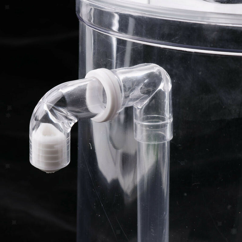 Basic Fish Bowl Plant Aquarium Fish Tank Home Decoration  White Round