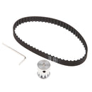 Lathe Drill Chuck Timing Pulley, Synchronous Wheel with 120XL Belt for Bench