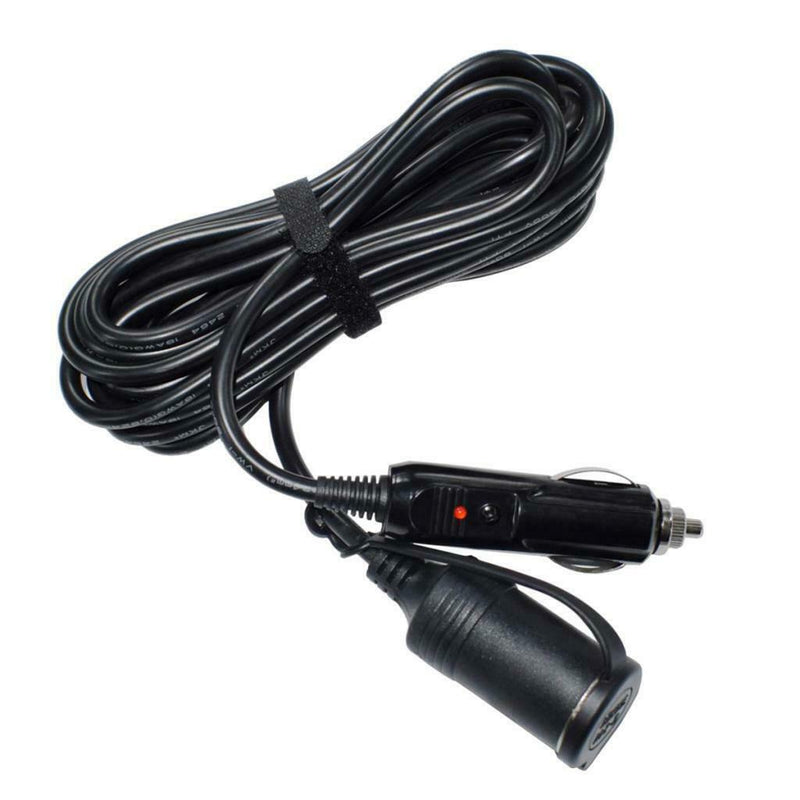 3.6m 12-24V Vehicle Cigarette Lighter Extension Power Wire Line Fused Plug