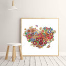 5D DIY Special Shaped Diamond Painting Love Cross Stitch Mosaic Craft Kits