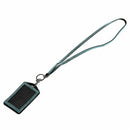 Rhinestone Bling Crystal Custom Lanyard Vertical ID Badge Holder (Light Blu