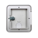 Square ELECTRIC CABLE HATCH w/ Key, for RV Electric Cord RV Camper Electric Cord