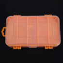 Portable Toolbox Durable Plastic Double-Sided Component Box Screws Hardware