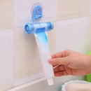 1PC Toothpaste dispenser rolling squeezer hanging hook suction plastic tube BX