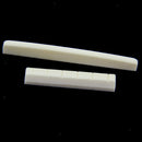 2 Piece Classic Bone Guitar Bridge Saddle with 2 Nuts Guitar Power Piece Luthier