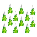 Set Of 12 Cute Cartoon Frog Shower Curtain