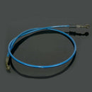 50cm Motorcycle Braided Stainless Steel Brake Clutch Oil Hoses Line Pipe Blue