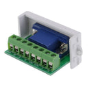 Durable VGA Wall Socket Module Modular Wallplate with Frame Solderless Type