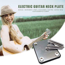 Electric Guitar Neck Plate Telecaster Guitar Neck Joint Board with 4 Screws