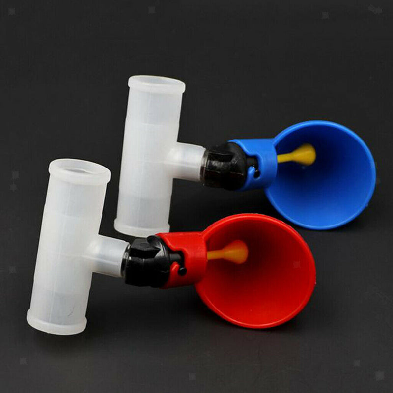 Float Chicken Waterer Cups Bowls Float Activated Cup with Mounting Hardware