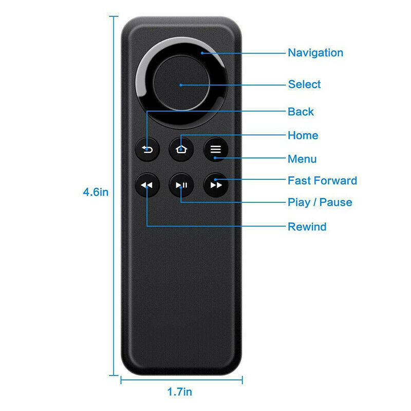 1PC New CV98LM Remote Control Clicker Bluetooth Player for Fire TV StickB_kz
