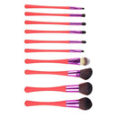 10pcs Makeup Brushes Foundation Powder Eyeshadow Blush Brush Cosmetic Tool