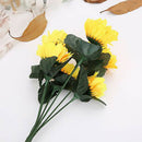 8 Bunch of Artificial Oriental Cherry Flower Blossom Bouquet Home/Office BDS