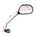 1 pair bicycle cycling bike handlebar flexible back rear view safety mirror ã€LJ