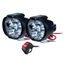 Universal Led Motorbike Bicycle Headlight with Switch Dirt Bike Head Light