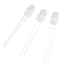 1000pcs F5 5MM White Color White Light Round Super Bright LED Lamp AL U7P4