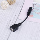 DC power supply usb 2.0 A female to 5.5 x 2.1mm female jack extension cord-cable