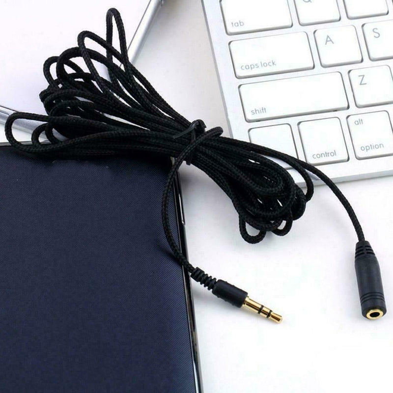 1/8" 10ft 3.5mm Stereo Audio Aux Headphone Extension Cable to Male Cord Z3V2