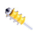 1/4 Shank Triple Double Flute Column/Face Molding Router Bits