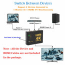 3 in 1Out HDMI Switch Switcher Selector Splitter 3 Port Hub Box For HDTV HD CYX