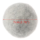 6Pcs Wool Dryer Balls Organic 2.76" Reusable Natural Fabric Softener for LaundFT