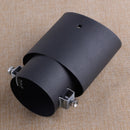 DIY 63mm Stainless Steel Car Modification Exhaust Pipe Muffler Tip Cover Durable