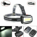 LED Head Torch Headlight Camping Headlamp USB Rechargeable Waterproof