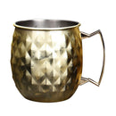 1pc Moscow Mule Mug Beer Cup Coffee Cup Mugs Kitchen Bar Drinkware Golden