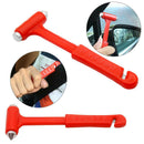2 in 1 Mini Car Safety Hammer Life Saving Emergency Hammer Seat Belt Cutter