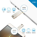 USB Pen Drive, 32GB Memory Stick USB 3.0 Metal Flash Drive for PC