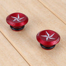 Bike MTB 1 Pair Mini Aluminum Alloy Grip Handlebar Bar End red A