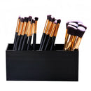 1*Black Acrylic Cosmetic Organizer Makeup Brushes Pen Stand Storage Holder Case