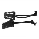 lot 10 Black Military MOLLE Style Webbing Elastic Cord Hang Buckle Roll Clip