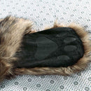 Warm Animal Fur Scarf Fluffy Plush Cap Ear Hood Shawl Glove Unisex